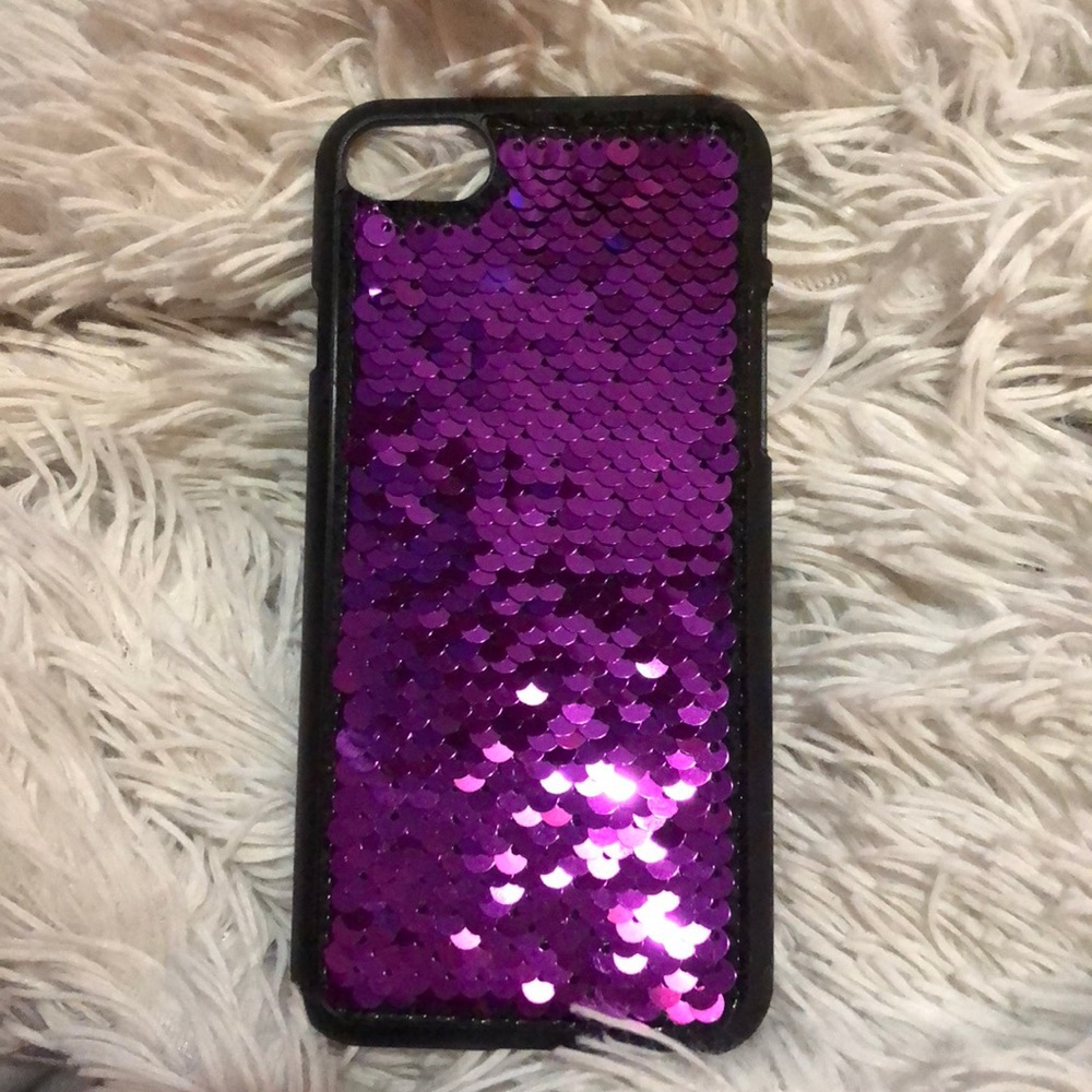 COPY - Reversible sequins iPhone 7 & 8 gel case